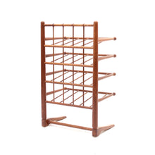 Load image into Gallery viewer, Mahogany magazine or note rack, attributed to Josef Frank, 1950s
