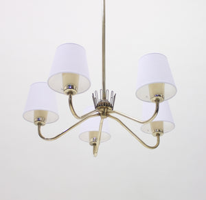 ASEA chandelier with 5 lights, 1950s