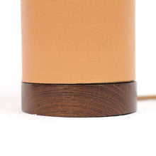 Load image into Gallery viewer, Pair of rosewood and leather table lamps, attributed to Bergboms, 1960s