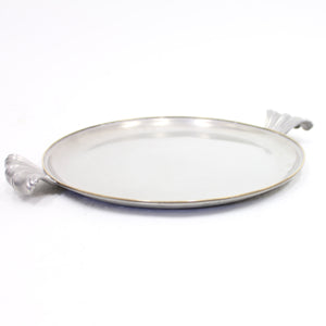 Estrid Ericson, pewter and brass tray for Svenskt Tenn, 1940