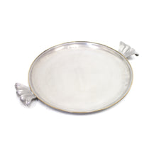 Load image into Gallery viewer, Estrid Ericson, pewter and brass tray for Svenskt Tenn, 1940