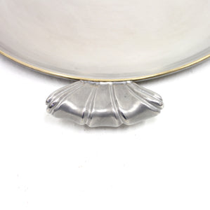 Estrid Ericson, pewter and brass tray for Svenskt Tenn, 1940