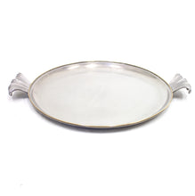 Load image into Gallery viewer, Estrid Ericson, pewter and brass tray for Svenskt Tenn, 1940