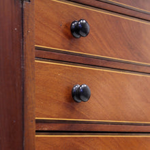 Load image into Gallery viewer, English small pyramid mahogany cabinet, retailed by E. C. Spurin, ca 1900