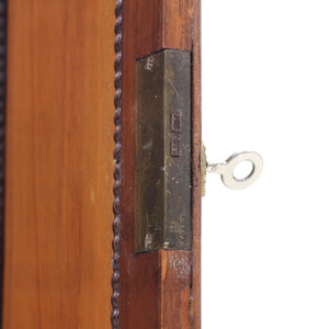English small pyramid mahogany cabinet, retailed by E. C. Spurin, ca 1900