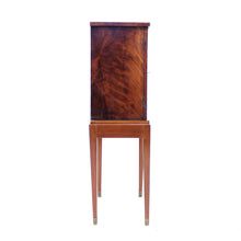 Load image into Gallery viewer, English small pyramid mahogany cabinet, retailed by E. C. Spurin, ca 1900