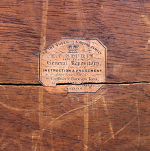 Load image into Gallery viewer, English small pyramid mahogany cabinet, retailed by E. C. Spurin, ca 1900