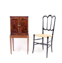 Load image into Gallery viewer, English small pyramid mahogany cabinet, retailed by E. C. Spurin, ca 1900