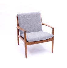 Load image into Gallery viewer, Grete Jalk, teak easy chair, Glostrup Møbelfabrik, 1950s