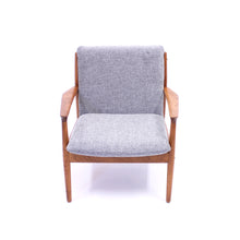 Load image into Gallery viewer, Grete Jalk, teak easy chair, Glostrup Møbelfabrik, 1950s