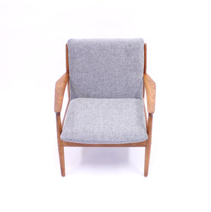 Grete Jalk, teak easy chair, Glostrup Møbelfabrik, 1950s