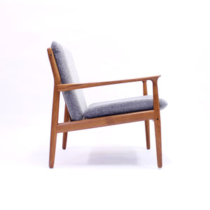 Grete Jalk, teak easy chair, Glostrup Møbelfabrik, 1950s