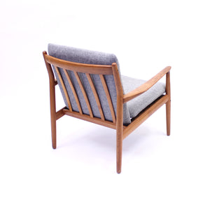Grete Jalk, teak easy chair, Glostrup Møbelfabrik, 1950s
