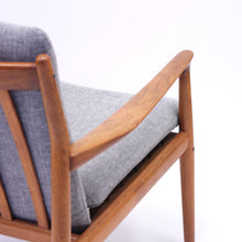 Load image into Gallery viewer, Grete Jalk, teak easy chair, Glostrup Møbelfabrik, 1950s