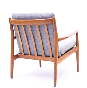 Grete Jalk, teak easy chair, Glostrup Møbelfabrik, 1950s