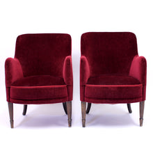 Load image into Gallery viewer, Carl Malmsten, pair of lounge chairs model Konsert for Stockholm Concert Hall, 1926