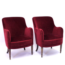 Load image into Gallery viewer, Carl Malmsten, pair of lounge chairs model Konsert for Stockholm Concert Hall, 1926