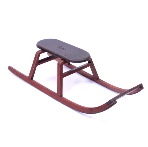 Vintage wooden sled, 1930-40s