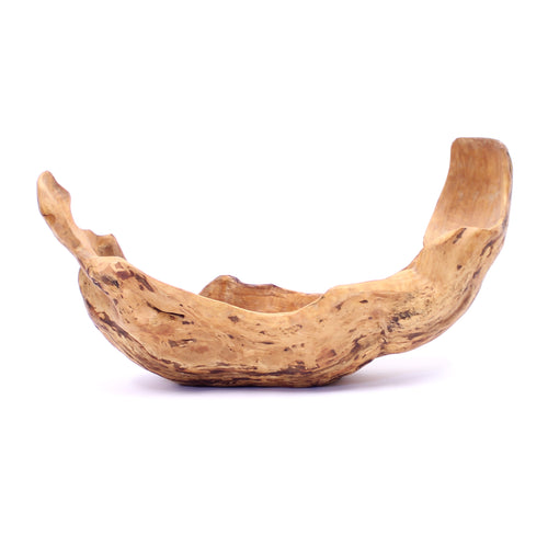 Large vintage Swedish burl bowl of birch, 1998