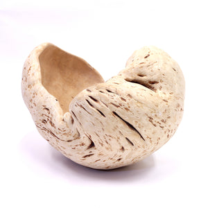 Exceptional and very large Swedish burl bowl of birch, 1984