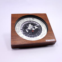 Load image into Gallery viewer, Seiko world timer GMT table clock, quartz movement with sweeping seconds, 1980s