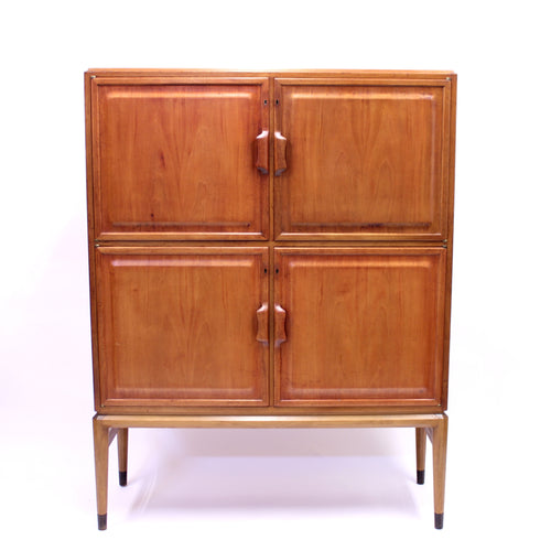 Axel Larsson / Bertil Fridhagen Walnut cabinet, model 2910 for SMF Bodafors, 1949