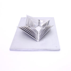 Arne Jones, Blossom aluminium multiple sculpture, own production, 1970s
