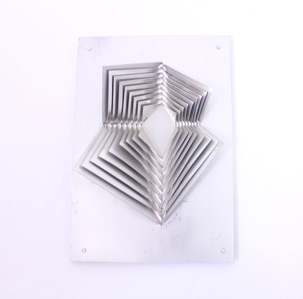 Arne Jones, Blossom aluminium multiple sculpture, own production, 1970s