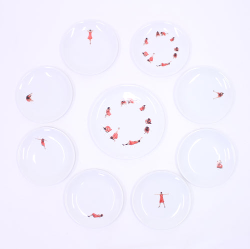 Antonia Astori & Ron Gilad, The White Snow Snow White, 8 + 1 plates, Driade, ca 2007