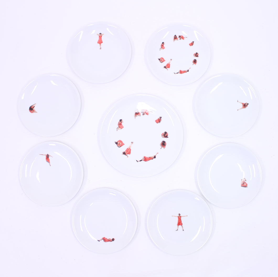 Antonia Astori & Ron Gilad, The White Snow Snow White, 8 + 1 plates, Driade, ca 2007