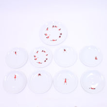 Load image into Gallery viewer, Antonia Astori &amp; Ron Gilad, The White Snow Snow White, 8 + 1 plates, Driade, ca 2007