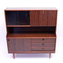 Load image into Gallery viewer, Rosewood mid-century bar cabinet by Schreiber, 1960s