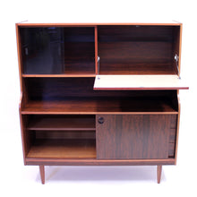 Load image into Gallery viewer, Rosewood mid-century bar cabinet by Schreiber, 1960s