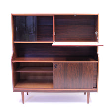 Load image into Gallery viewer, Rosewood mid-century bar cabinet by Schreiber, 1960s