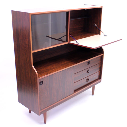 Rosewood mid-century bar cabinet by Schreiber, 1960s