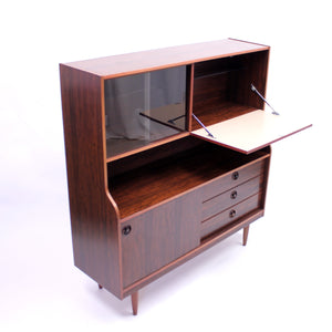 Rosewood mid-century bar cabinet by Schreiber, 1960s