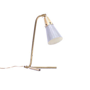Mid-century Scandinavian brass table lamp, 1950s