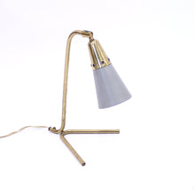 Load image into Gallery viewer, Mid-century Scandinavian brass table lamp, 1950s