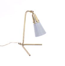 Load image into Gallery viewer, Mid-century Scandinavian brass table lamp, 1950s
