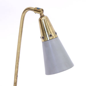 Mid-century Scandinavian brass table lamp, 1950s