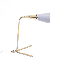 Load image into Gallery viewer, Mid-century Scandinavian brass table lamp, 1950s