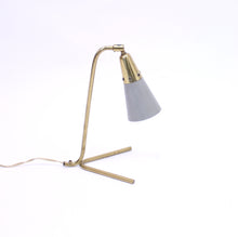 Load image into Gallery viewer, Mid-century Scandinavian brass table lamp, 1950s