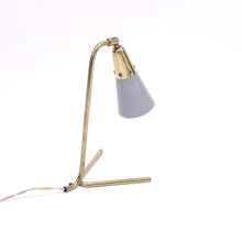 Load image into Gallery viewer, Mid-century Scandinavian brass table lamp, 1950s