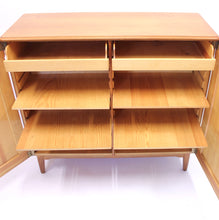 Load image into Gallery viewer, Swedish pine cabinet, Svensk Fur, attributed to Göran Malmvall, Sportstugemöbel, 1950s