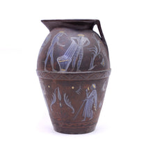 Load image into Gallery viewer, Angelo Ricceri, painted very large terracotta urn / olive jar, early 20th century