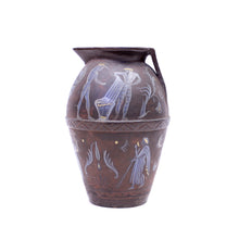 Load image into Gallery viewer, Angelo Ricceri, painted very large terracotta urn / olive jar, early 20th century