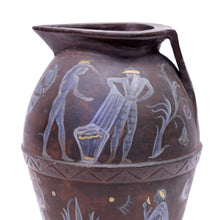 Load image into Gallery viewer, Angelo Ricceri, painted very large terracotta urn / olive jar, early 20th century