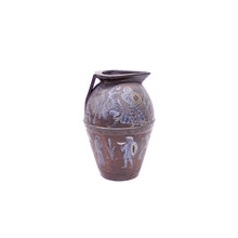 Load image into Gallery viewer, Angelo Ricceri, painted very large terracotta urn / olive jar, early 20th century