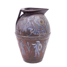 Load image into Gallery viewer, Angelo Ricceri, painted very large terracotta urn / olive jar, early 20th century