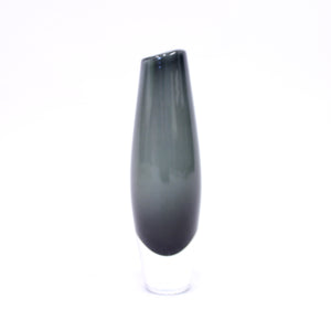 Sven Palmqvist, grey glass vase for Orrefors, 1950s